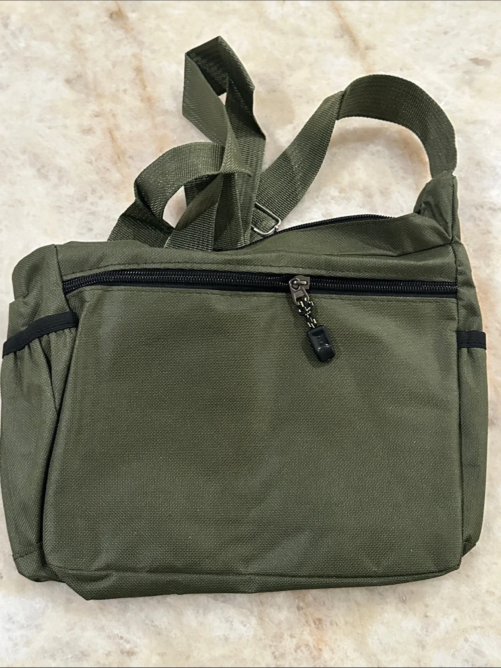 Professional Olive Green Men’s Crossbody Bag - Fashion